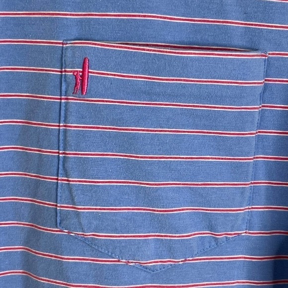 Johnnie-O Polo 3 button Polo Shirt in Laguna Blue SZ XL - Picture 6 of 8